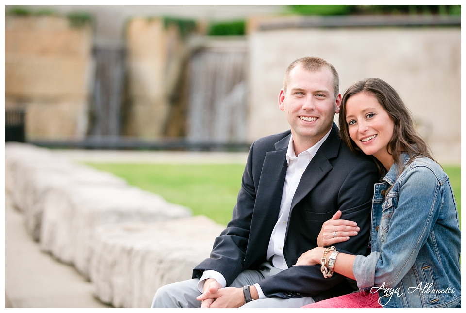 Kelly and Brock | Indianapolis Canal Engagement Photography | www.AnyaAlbonetti.com