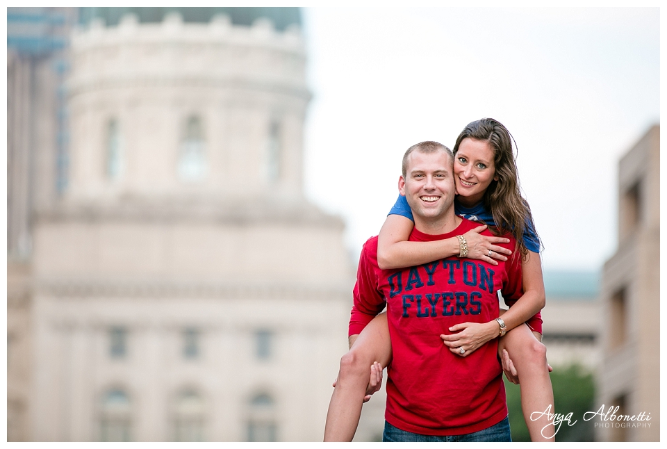 Kelly and Brock | Indianapolis Canal Engagement Photography | www.AnyaAlbonetti.com